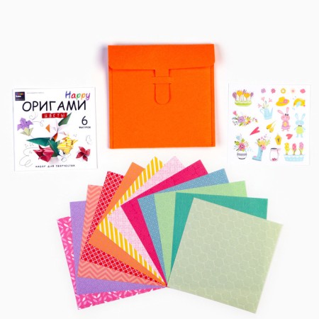 Origami set for creativity "Flowers"-1