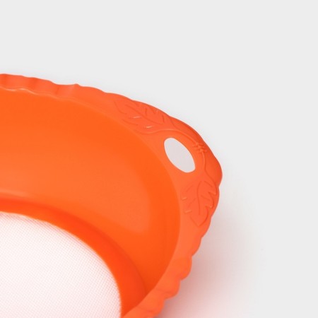 Plastic sieve, 25 × 22 × 7 cm, color mix-7
