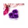 Soap roses, purple, set 3 pcs