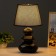 Board Lamp "Andry" E14 40W Black-gold-gold 23x23x39 cm Risalux