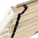 Flexible deck chair, linden 65x103x15 cm