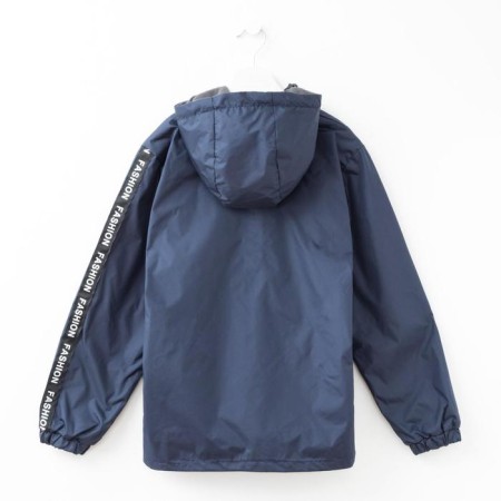 Vetrovka nursery, dark blue color, height 128-134 cm-5
