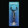 Cartage keychain, shock absorber, black