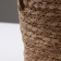 Kashpo wicker "Kenya" cylinder with handles, 25.5x25x23 cm, natural