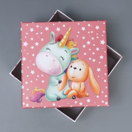 Set of boxes 5 in 1, gift packaging, “children”, 14 x 14 x 8-22 x 22 x 12 cm-4