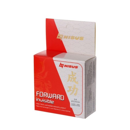 Nisus Forward Invisible Flacks, diameter 0.370 mm, test 10.45 kg, 100 m, transparent-1