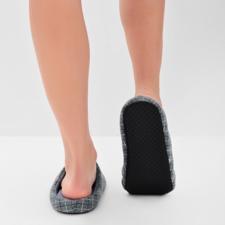Women's slippers, size 36-37, gray color-4