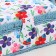 Casket for needlework "Flowering on white" 18x12x9.5 cm