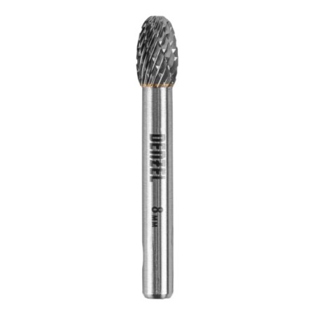 Denzel Borfrase, type E, metal, carbide, oval, 8 mm-1