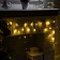 Garland "fringe" 3 × 0.5 m, IP20, dark thread, 80 LED, warm white glow, 8 modes, 220 V