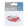 Duwi flat connector RP, 0.5x1.5 mm2, "mother", red, 10 pcs.