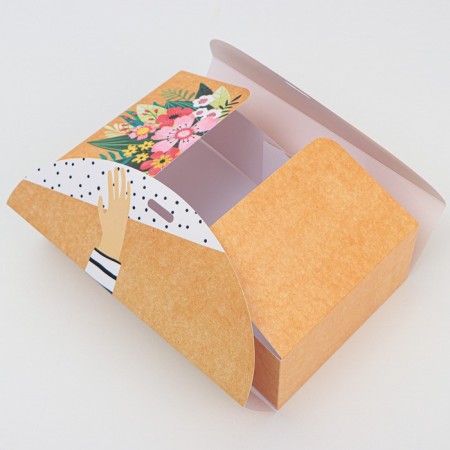 Box Gift team, packaging, “bouquet”, 28 x 18 x 8 cm-4