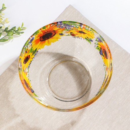 Sunflower Salad, glass, large, 1,500 ml-1