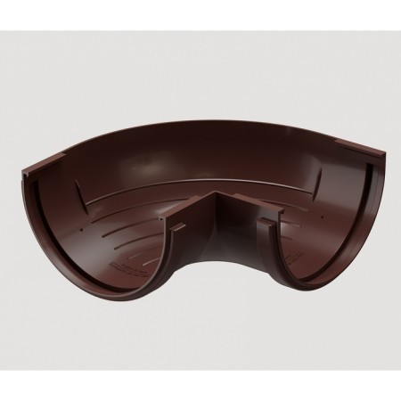 Corner element External Döcke Standard, brown, 120mm * 90 °