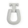 Cappio Earring, aluminum, white color