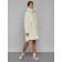 Coat insulated winter female, size 48, color light yellow