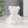 Souvenir Polystone "Baby in the wreath sleeps on the bear" 6x5.2x5.7 cm
