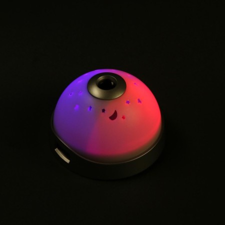 Luazon LB-04 "Star Sphere" alarm clock, projection, white-10