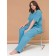 Female trousers, size xxl, blue color