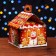 Gingerbread gift box 12 x 12 x 16.8 cm