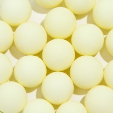 Confectionery sprinkling balls 14 mm, matte yellow, 50 g