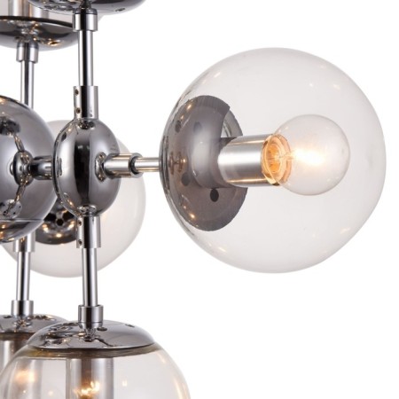 Suspended lamp Freya Fr5596PL-09CH RICHARD, 620x620x1290 mm, E14, 9x60W, color chromium-3