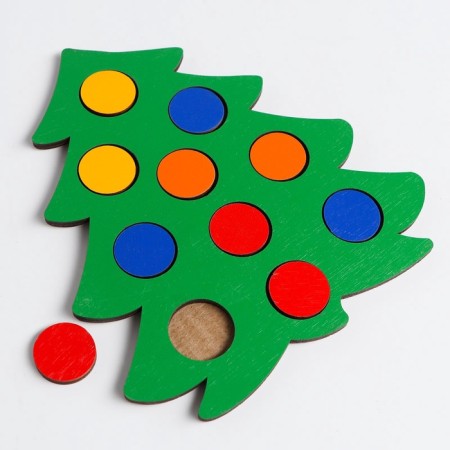 Mosaic "Emergency Christmas tree" with cards in a bag-2