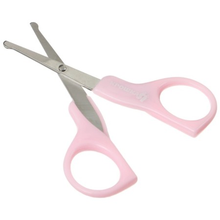 Children's manicure set, 2 items: scissors, nippers-actser, from 0 months, pink color-1