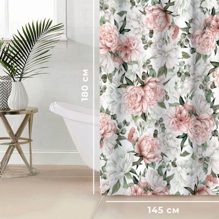The bathroom curtains "Piono", 145 x180 cm-1
