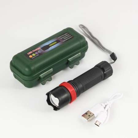 Manual battery, 3 modes, from USB, 10 x 2.5 cm-4