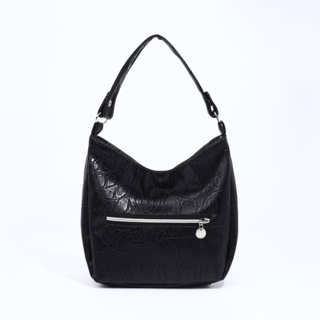 Load bag with lightning, external pocket, black color