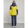 Ski costume female winter, size 42, yellow color