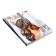 Notebook, A6, 80 sheets, in a cage, "Window to Paris", a solid cover, glossy lamination, an offset block 60g/m2