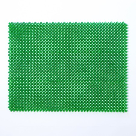 Coating carpet bristle without the base "grass", 40 × 53 cm, green-3