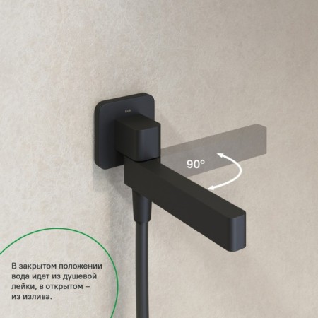 Pouring the hidden installation of IDDIS Slide Slibl0Si63, 140x70x79 mm, black matte-1