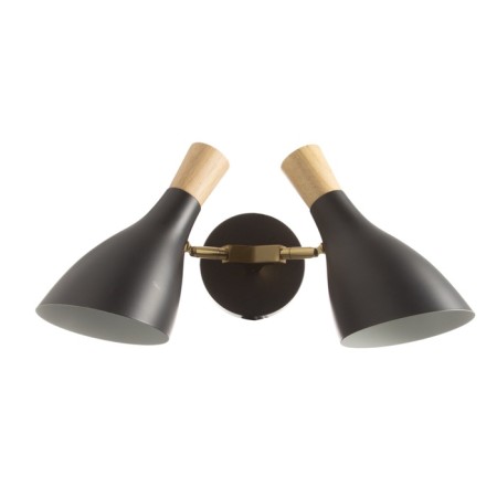 Sconces "Morocco" 2he27 40w Black 25x15x38cm