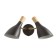 Sconces "Morocco" 2he27 40w Black 25x15x38cm