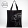 Shoper "silhouette" sparkles, without lightning, without lining, black color