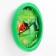 Wall clock, D-28 cm, interior, "ladybug", silent