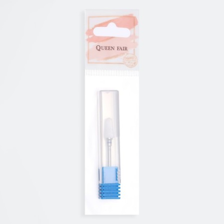 Ceramic milling cutter for manicure “Cones Rounded”, average cut, 6.5 × 14 mm, in a plastic case, white color-3