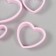 Cutters for polymer clay "heart" set of 4 pcs 3.3x4 cm 4.3x5 cm 5.4x6.2 cm 6.7x7.5 cm