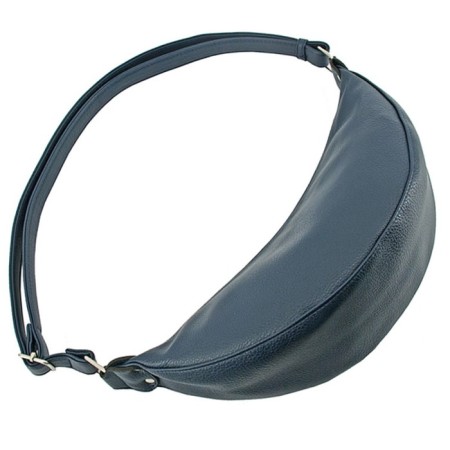 Women's bag B2775-03110, dark blue color, artificial leather, 40x15x12 cm-1