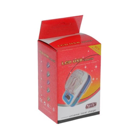 UC-21 network charger, display, universal for removable batteries-5