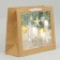 Craft package with a plastic window "Happiness", 31 x 26 x 11 cm, New Year