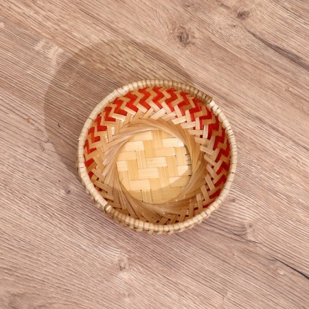 Vaska wicker, from bamboo 14x14x6 cm-2