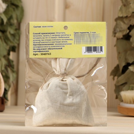 Naparka for the bath is natural "pine" 30 g-4