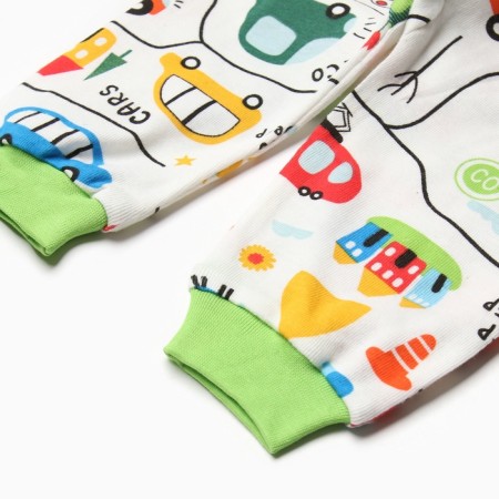 Pants children, white/road, height 80 cm-2