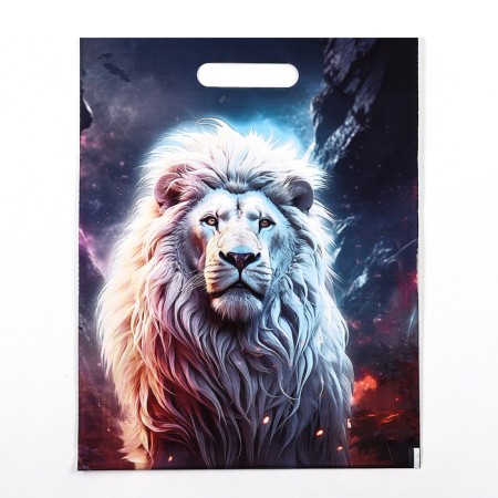 Package "Leo", polyethylene with a cut pen, 30x40 cm, 50 μm