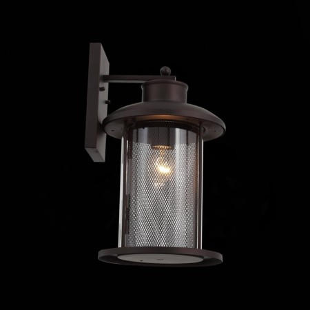 Street wall lamp ST LUCE. SL080.401.01. Lastero. 1x60 W, E27, 23x39.2 cm, dark coffee color-3