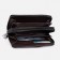 Male purse on lightning, department for bills, for maps, for coins, black color